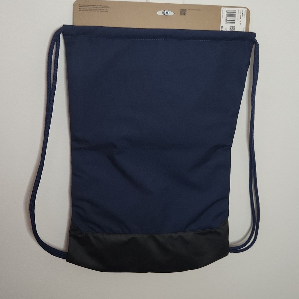 Nike Navy and Black Drawstring Backpack - Picture 2 of 2
